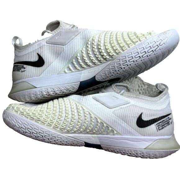 Nike React Vapor NXT HC White Black Tennis Shoes CV0724-101 Sz US 8, 41 EU - Picture 4 of 16